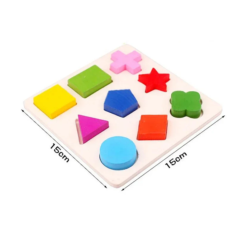 Simple Montessori Shapes and Colors Wooden Puzzle for Toddlers - Image 5
