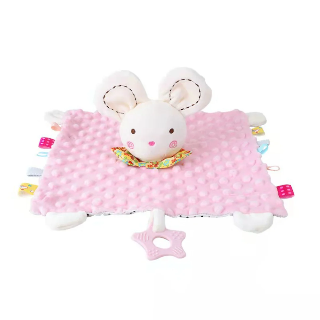Soothing plush cuddly blanket with rattle - Image 11