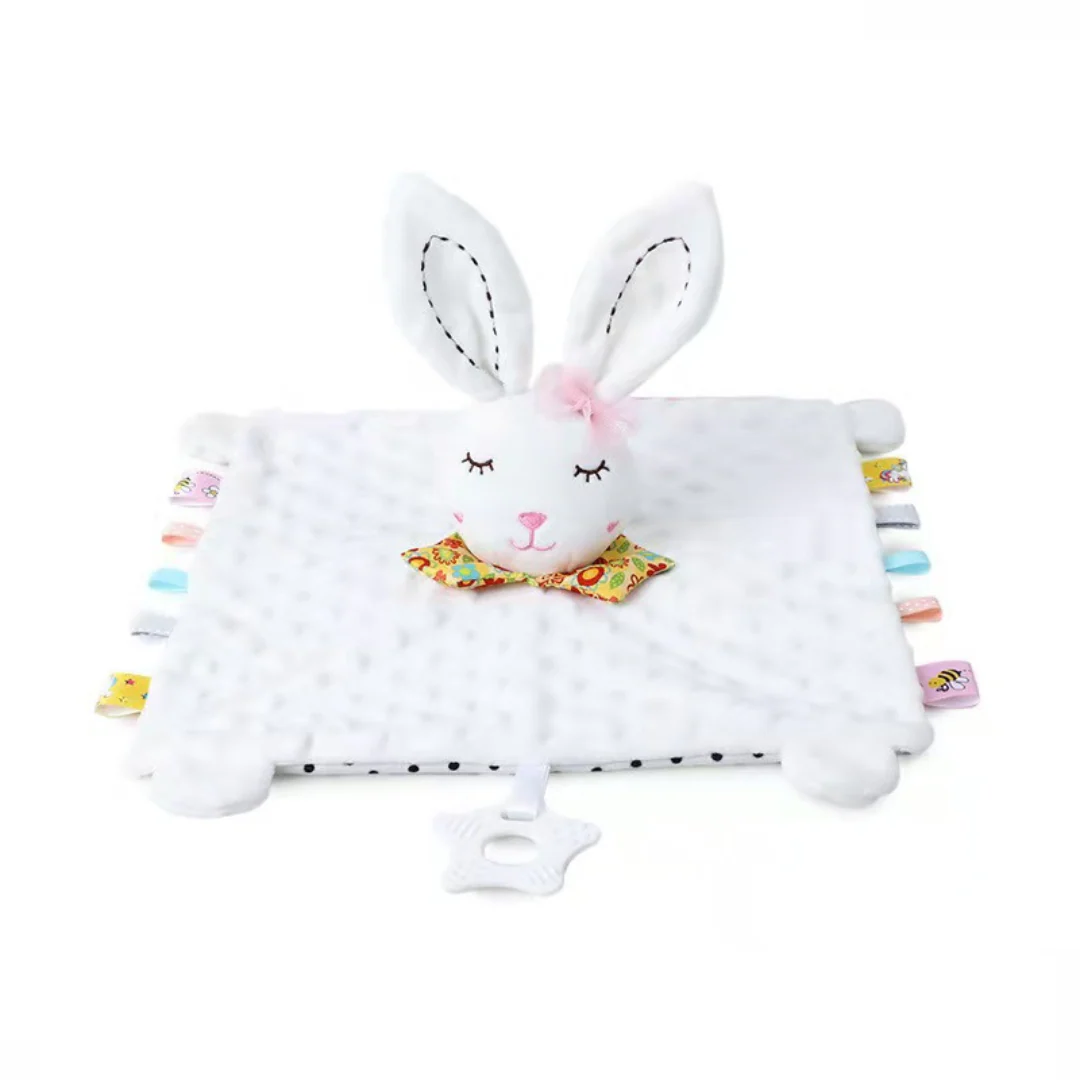Soothing plush cuddly blanket with rattle - Image 12