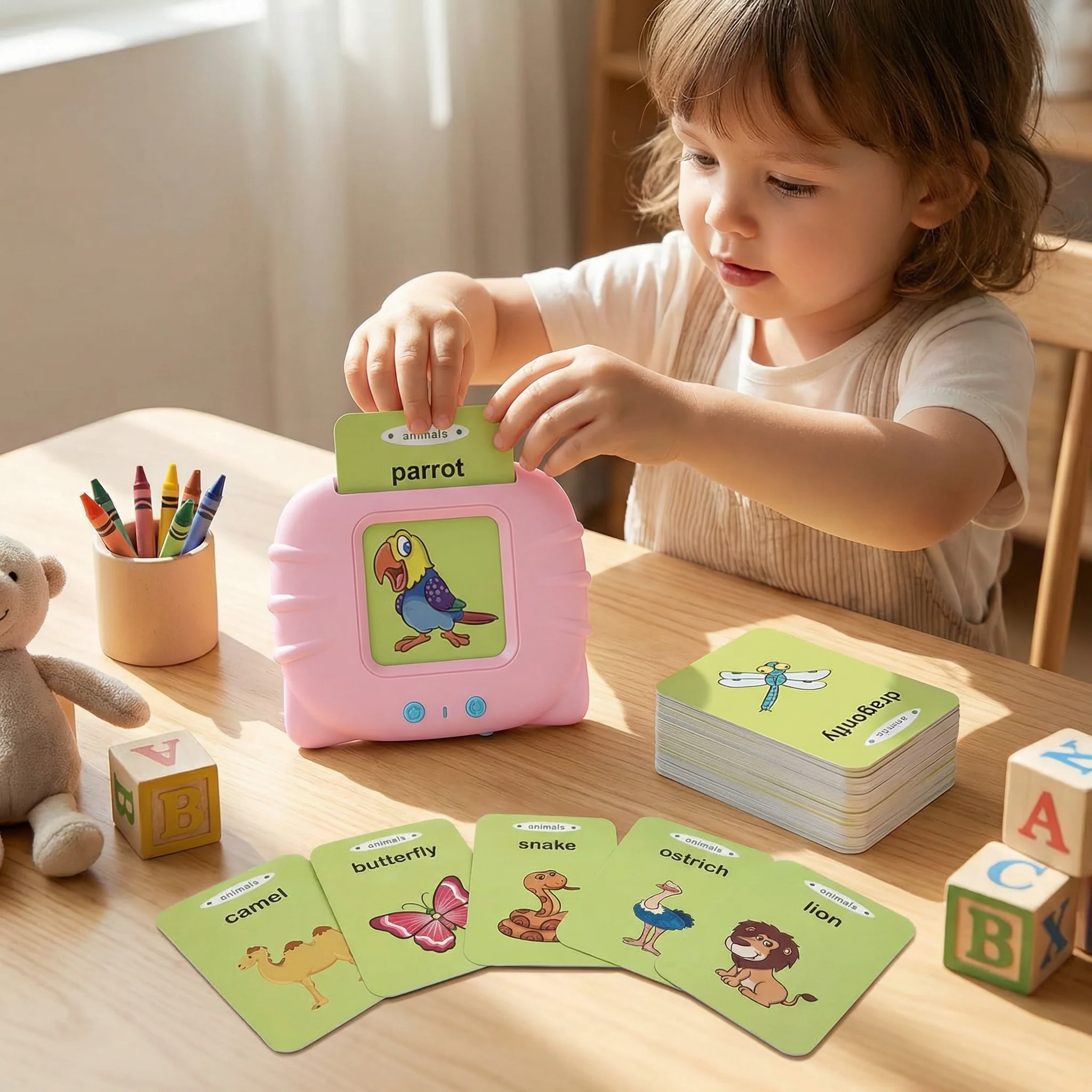 Talking English Flash Cards – Interactive Learning Game for Kids