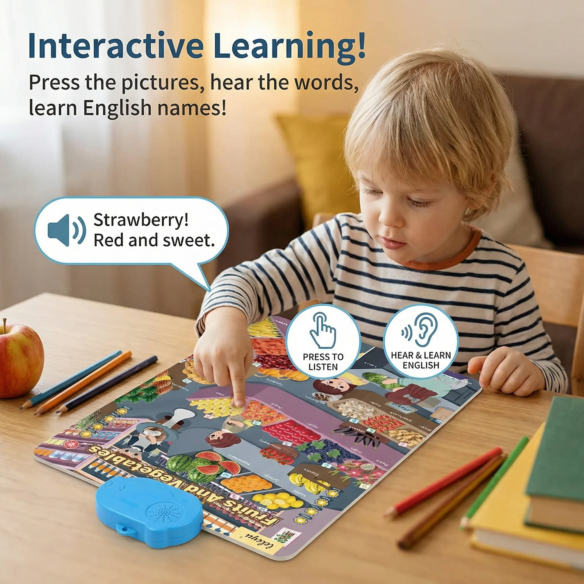 Talking English learning board for children - Image 3