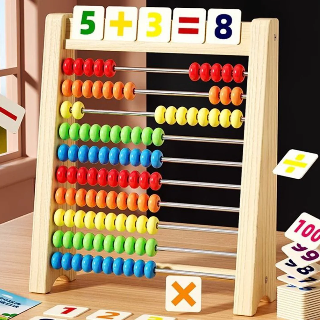 Wooden Abacus Counting Frame – Educational Toy for Learning to Count and Calculate - Image 2