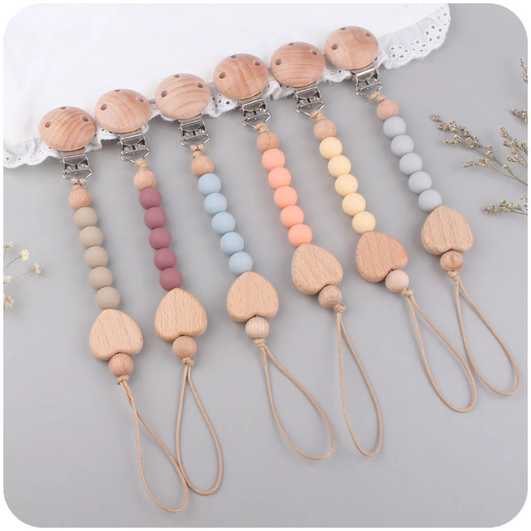 Wooden Baby Pacifier Chain - Image 13