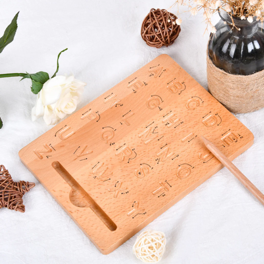 Wooden Letter Board for Learning to Write - Image 2