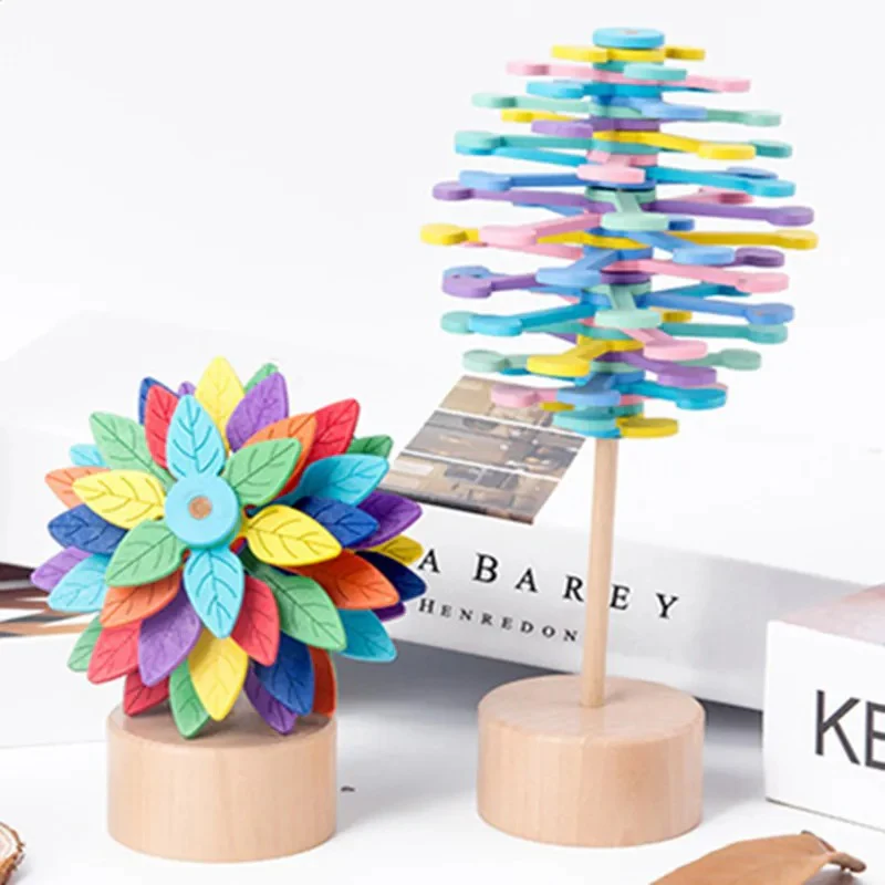 Wooden Spinner Toy - Relaxation and Focus Enhancer - Image 9