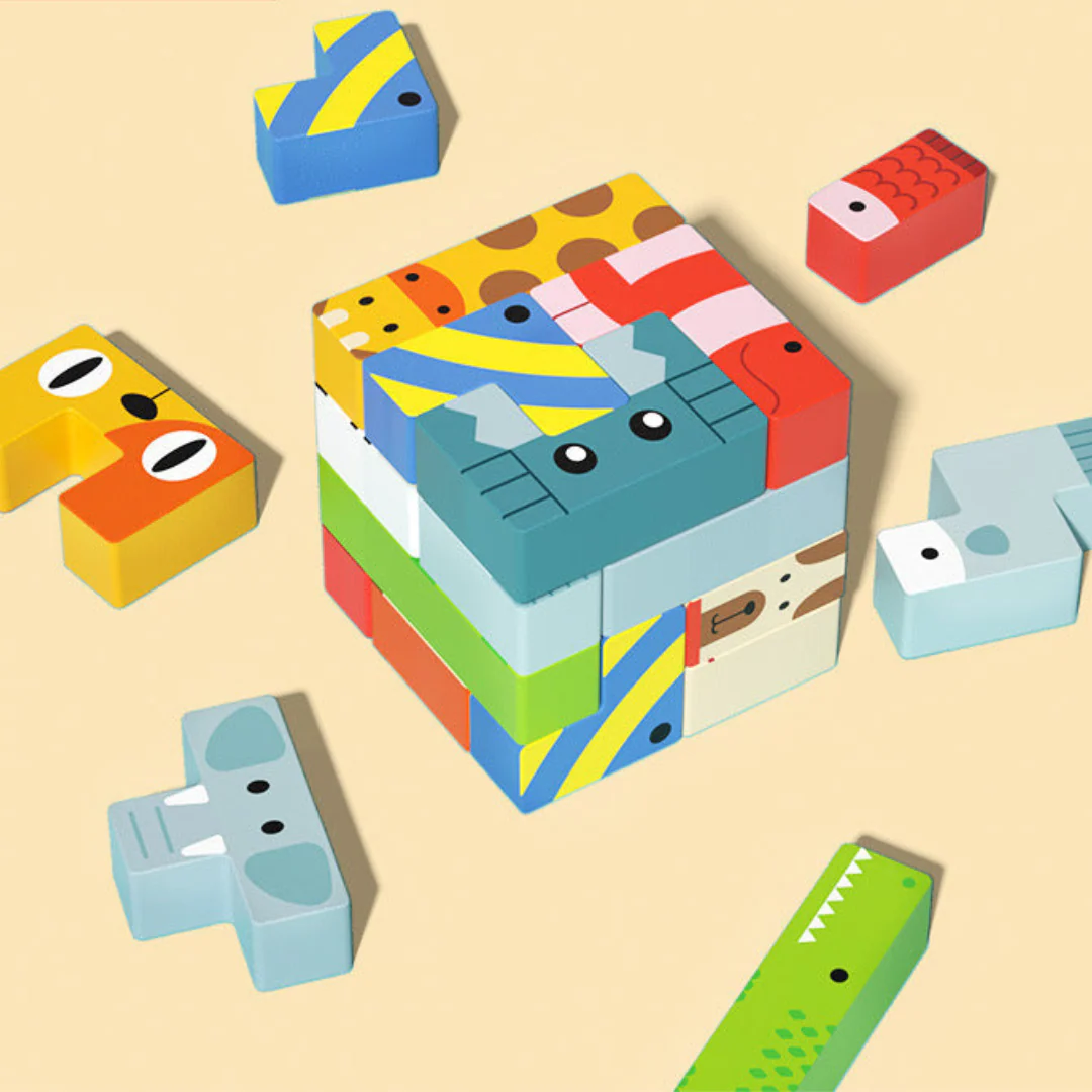 Wooden Tetris Puzzle Game - Image 3