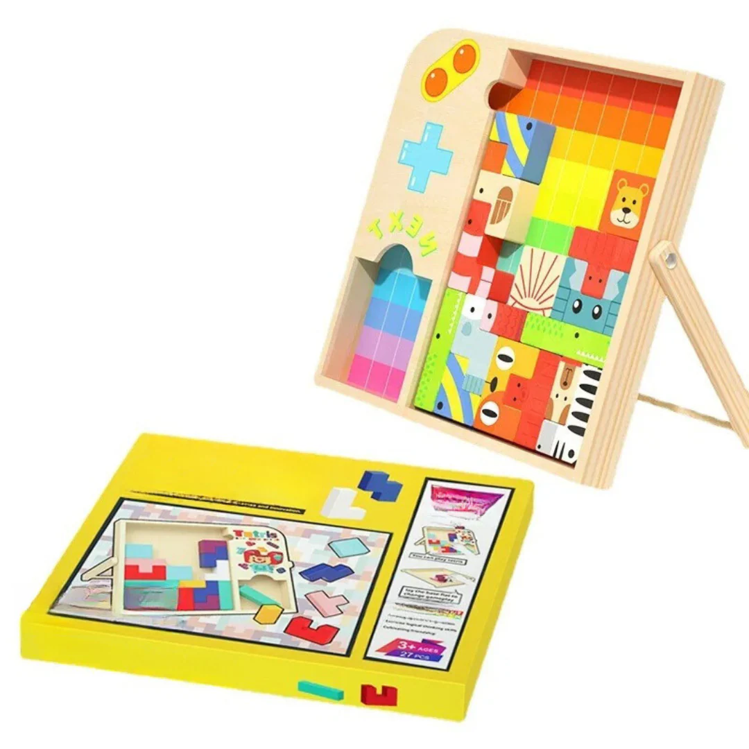 Wooden Tetris Puzzle Game - Image 6