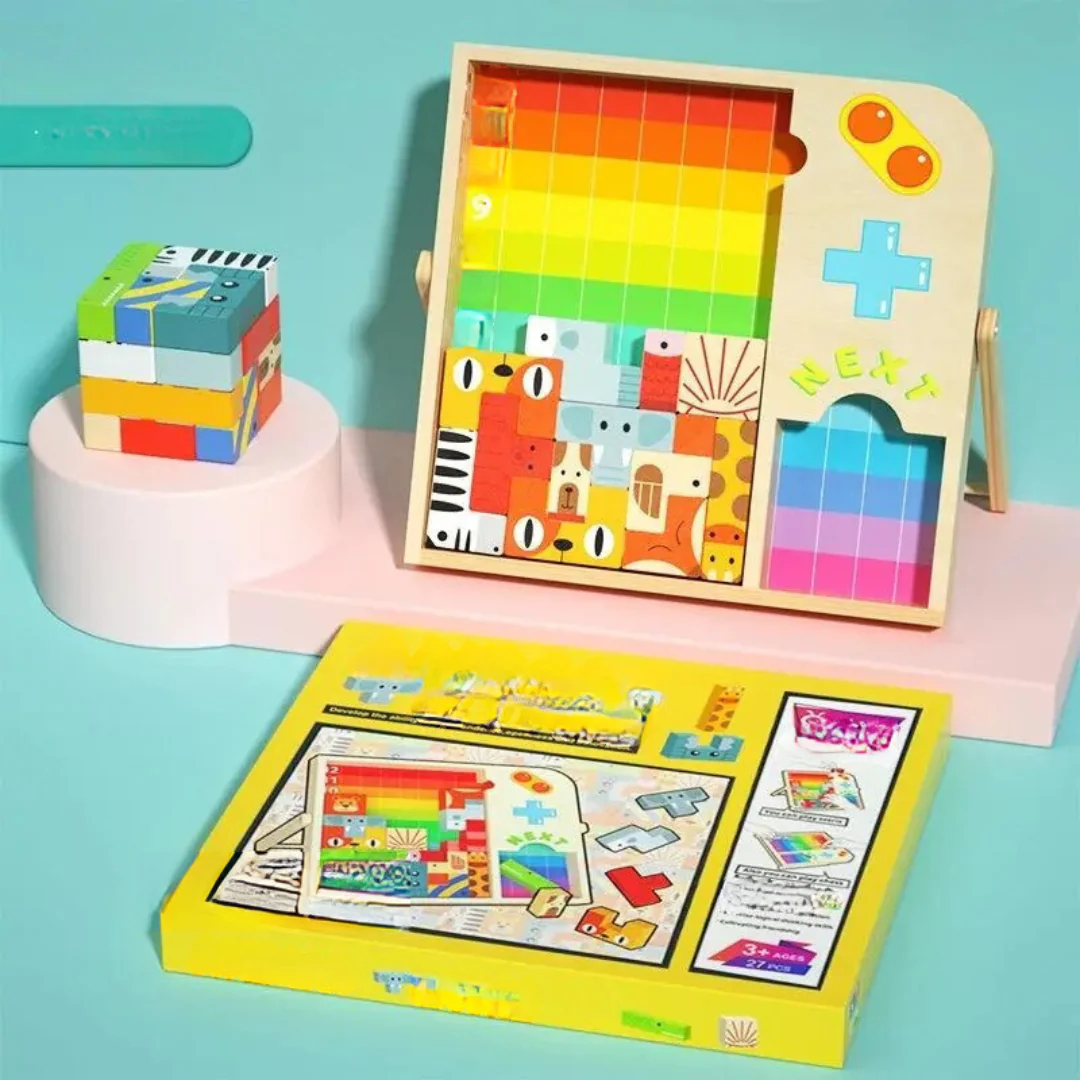 Wooden Tetris Puzzle Game - Image 9